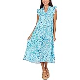 Mud Pie Womens Mud Pie Women's Adair Tiered Maxi Dress