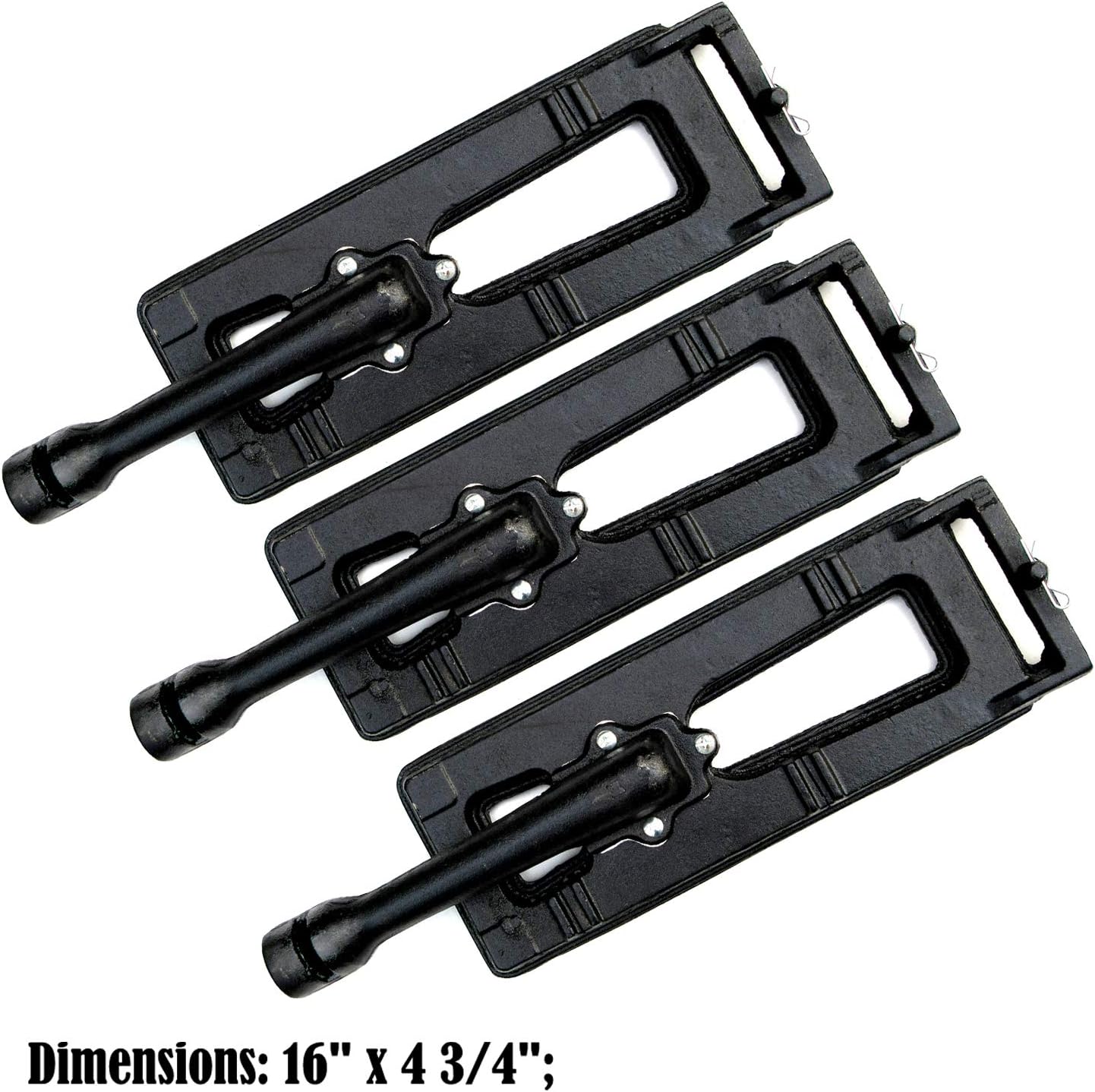 Direct Store Parts DB104 (3-Pack) Cast Iron Burner Replacement for Members Mark, Sam's Club, Bakers and Chefs, Grand Hall Gas Grills : Garden & Outdoor