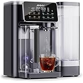 JIMMY R9 Reverse Osmosis System Countertop Water Filter - 7 Stage Purification with Remineralization & UV, Portable Water Purifier Countertop,3s Instant Heat(7 Temps),3:1 Pure to Drain,No Installation
