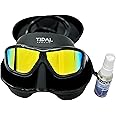 Tidal Freedive Mask - Low Volume mask Designed for Freediving, Spearfishing, and Snorkeling. Anti-Fog Freediving mask.