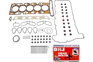 DNJ HGB3122 Cylinder Head Gasket Set with Head Bolt Kit for 2004-2006 Chevrolet Colorado 3.5L 3460cc 211cid L5 DOHC
