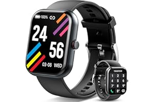 SOMTLERK Smart Watch for Men Women with Call, Fitness Tracker with Heart Rate, Sleep Monitor, 1.91" Touch Screen Smartwatch for 100 Sport Modes Activity Tracker IP68 Waterproof for Android iOS Phone