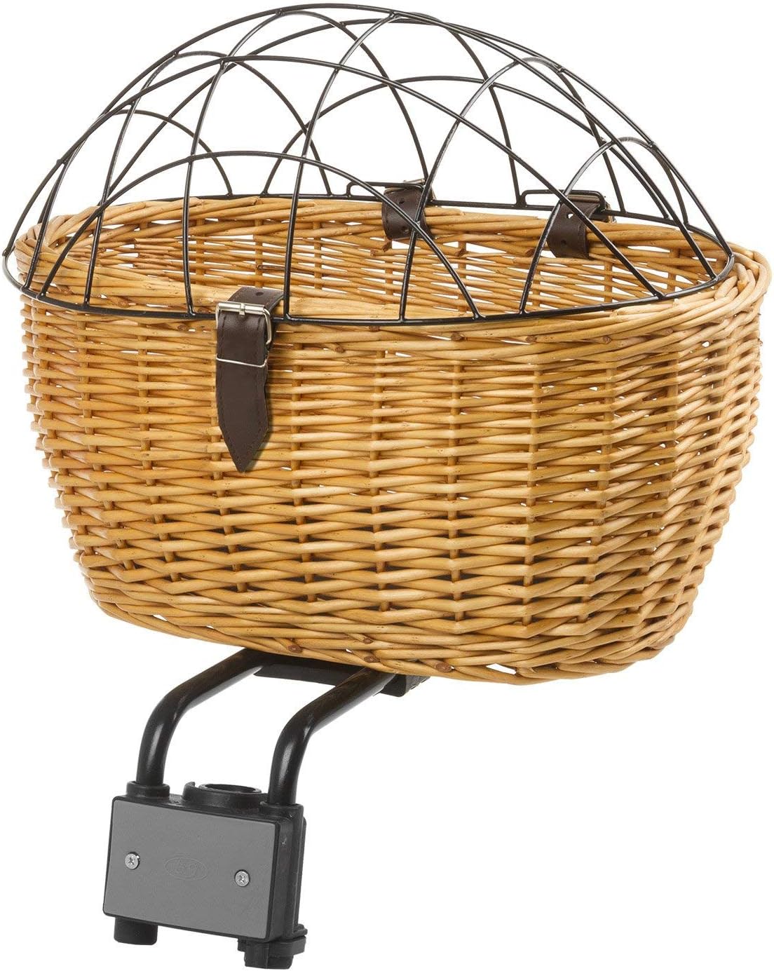 MWave Bicycle Wicker Pet Basket Front or Rear Mount, 17 x