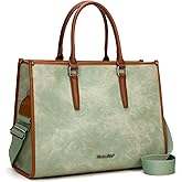 Montana West Laptop Tote Bag for Women 15.6 Inch Computer Bags Business Office Work Briefcase With Adjustable Shoulder Strap