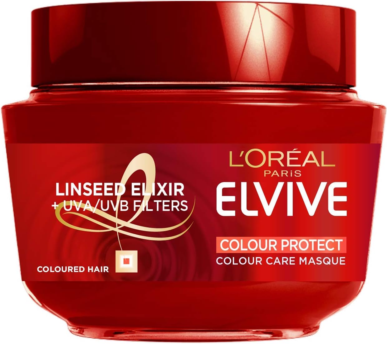 L'Oreal Elvive Colour Protect Hair Mask for Coloured for Coloured Hair 300ml
