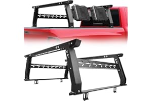 OTHOWE Adjustable Truck Bed Rack for Most Truck, Overland Bed Rack Compatible with Gladiator/Ford/Tundra/Tacoma/Dodge/Chevy/N