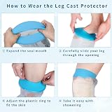 Waterproof Cast Cover for Shower, Knee & PICC Line Protector view 3
