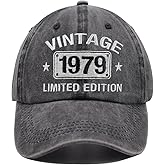 Vintage 1984 1983 1982 1981 1980 1979 1978 1977 1976 1975 Limited Edition Adjustable Embroidered Baseball Cap