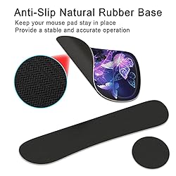 Keyboard Wrist Rest Memory Foam Ergonomic Mouse Pad