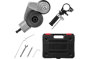 Fenduoer Upgraded Electric Drill Plate Cutter, Metal Nibble Drill Attachment, DIY Metal Drill Attachments,Sheet Metal Cutter for Cutting Iron, Still, Cooper, Aluminum
