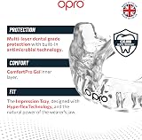 OPRO Instant Custom-Fit Mouthguard Clear White Adult Kids Dentists Level Fit view 3