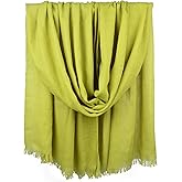 Iristide Women Summer Scarfs Large Long Lightweight Linen Beach Gauze Shawl Wrap 75”×43”