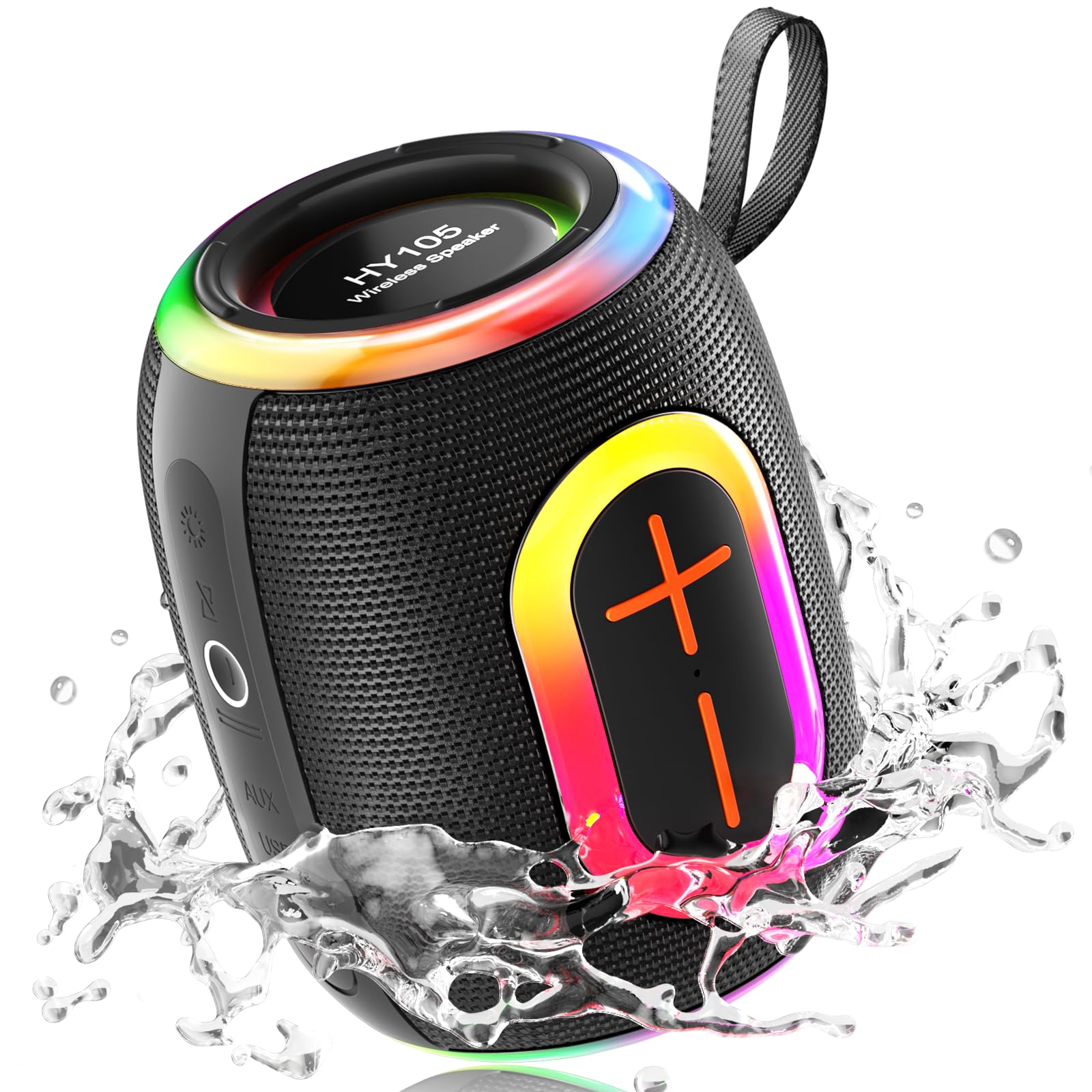 Foseener Portable Bluetooth Speaker with Stereo