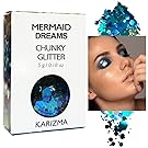 Mermaid Dreams Chunky Glitter ✮ COSMETIC GLITTER KARIZMA ✮ Festival Beauty Makeup Face Body Hair Nails