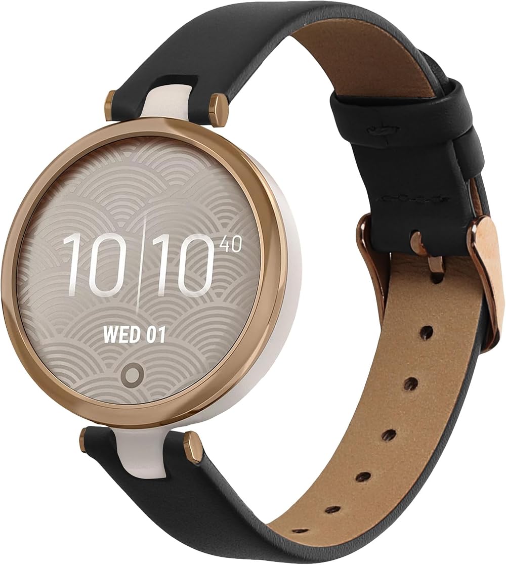 kwmobile Leather Strap for Garmin Lily Sport Watch Band Replacement Wristband