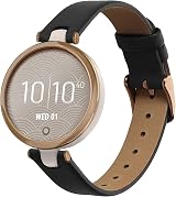 kwmobile Leather Strap for Garmin Lily Sport Watch Band Replacement Wristband