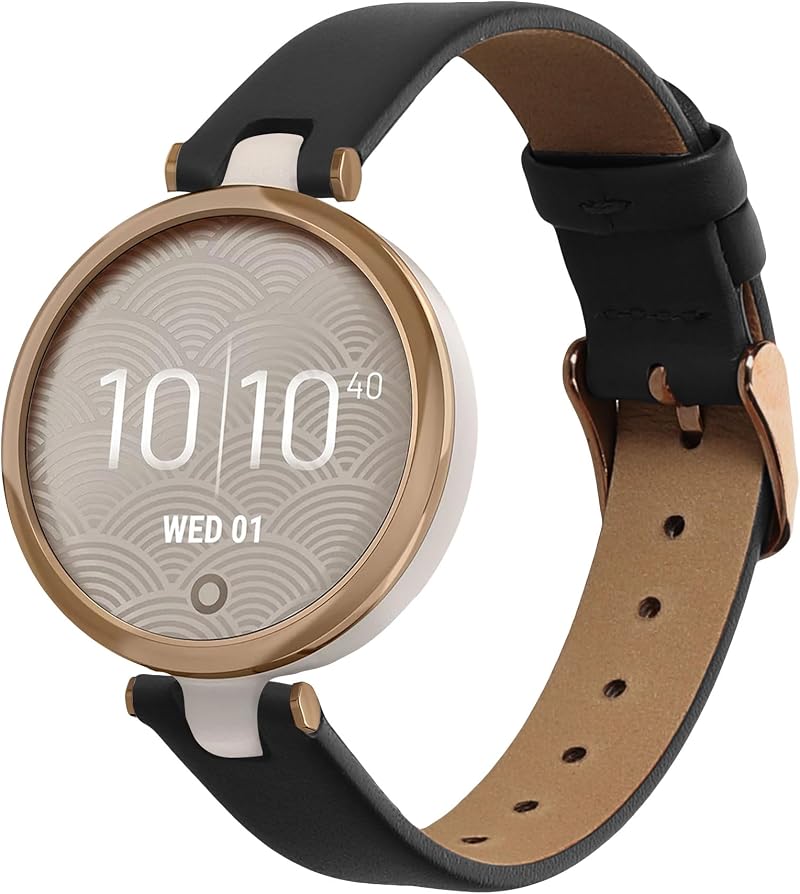kwmobile Leather Strap for Garmin Lily Sport Watch Band Replacement Wristband