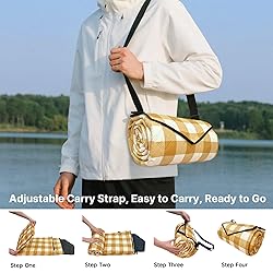 TigeJoy Extra Large Picnic Blanket Waterproof