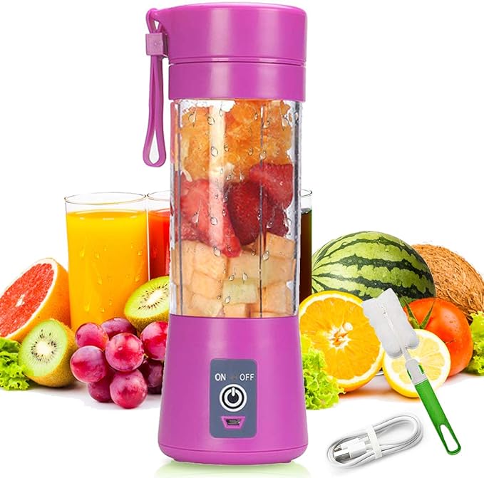 USB Rechargeable Creative Design Portable Blender, Personal Size Blender Shakes and