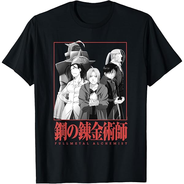T-shirt Vintage Fullmetal Alchemist Alphonse Elric Noir Taille S - Coton, Occasion Très Bon état