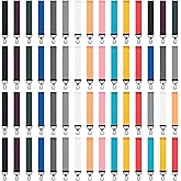 Shappy 60 Pcs Wrist Keychain for Keys Wrist Strap Keychain Bulk Key Chain Holder with Key Rings for Women Men Nylon Hand Wristlet Lanyard for Car Keys Wallet Bag holder, 12 Colors