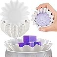 Boao Wax Melt Liners Reusable Wax Warmer Containers Leakproof Cups for Scented Candle, Paper Holders for Electric Pluggable Melter and Burner(White,50 Pieces)