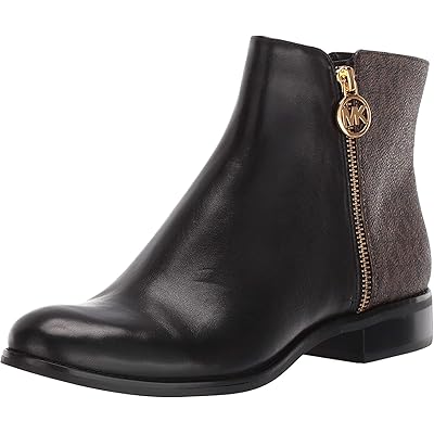 MICHAEL Kors Lainey Flat Bootie Black/Brown Kuwait Ubuy