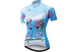 JPOJPO Women Cycling Jersey Shirt Short Sleeve Breathable