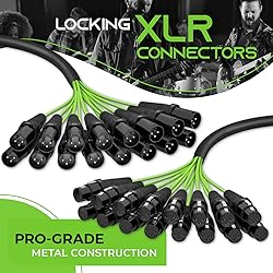 GearIT 16-Channel XLR Snake Cable
