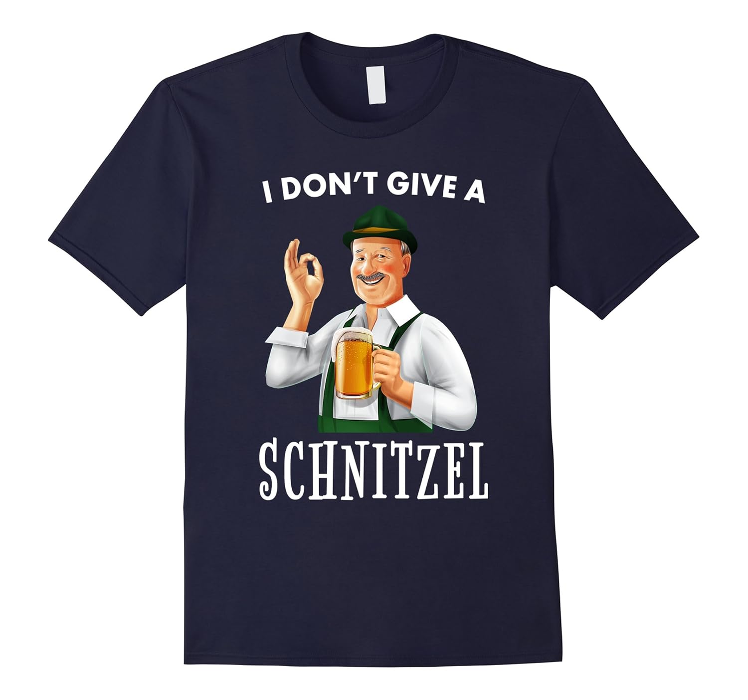 I Don't Give A Schnitzel - Beer T Shirt-FL