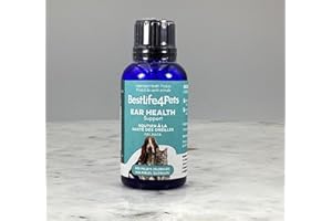 Ear & Skin Support for Dogs & Cats, Natural Wellness Formula for Sensitive Ears, Supports Ear Comfort & Clean Condition, 400 