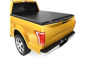 YITAMOTOR Soft Tri-fold Truck Bed Tonneau Cover Compatible with 2015-2025 Ford F-150 5.5 ft bed