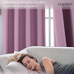 CUCRAF Custom Blackout Curtains for Bedroom Living