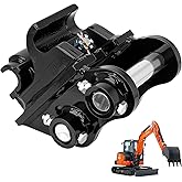 Mini Excavator Quick Change Hitch Compatible with Small Digger Quick Coupler Excavator Attachments Quick Hitch Compatible with Most of up to 3 tons Mini Excavator
