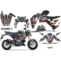 2017 Kawasaki Z125 Graphics AMR Racing Motorcycle Graphics Kit
