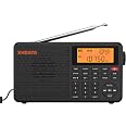 XHDATA D109 Portable BCL Short Wave Digital Radio With High Sensitivity Reception, Alarm Clock, Sleep Function, MP3 Speaker, And Rechargeable Battery