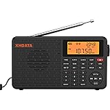 XHDATA D109 Portable Shortwave Radio AM FM SW LW World Band Radio DSP Good Reception Radio with Great Sound Mp3 Speaker Wirel