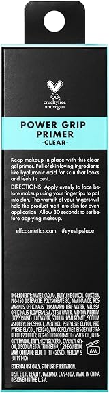 e.l.f. Power Grip Primer Gel-Based Hydrating Face Primer 0.811 oz Clear view 8
