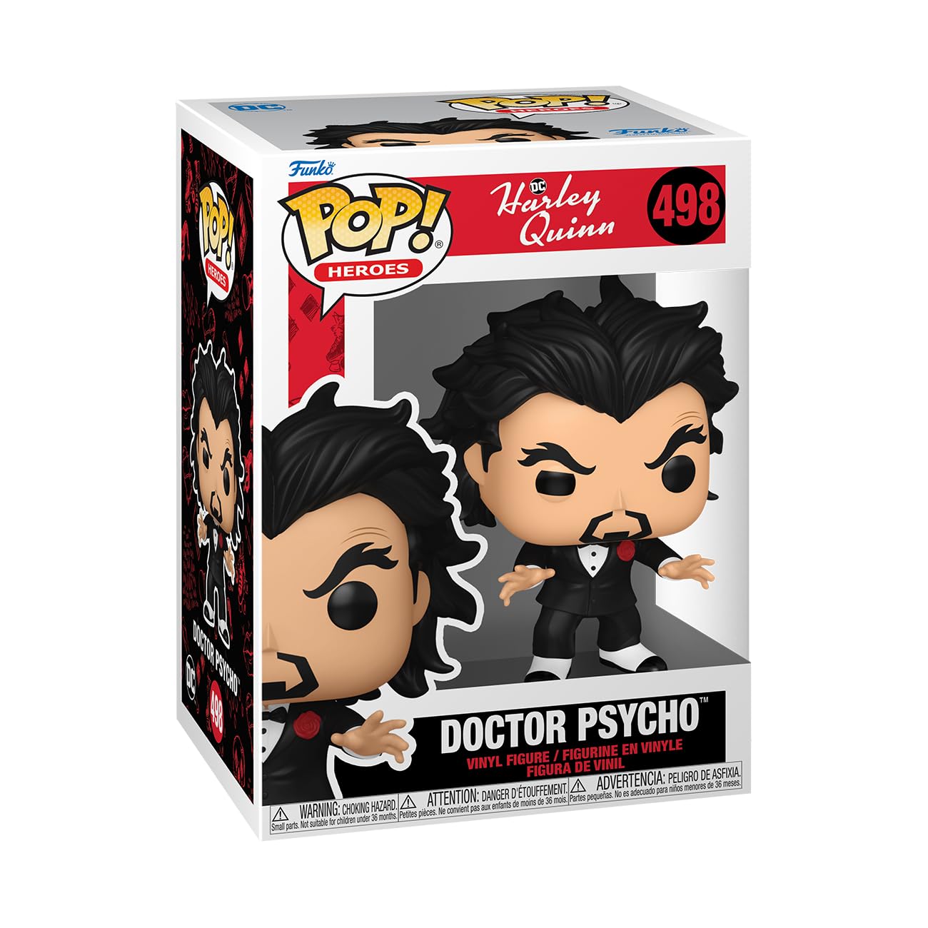 Funko POP! Heroes: Harley Quinn Animated Series - Doctor Psycho - Collectable Vinyl Figure - Gift Idea - Official Merchandise - Toys for Kids & Adults - TV Fans - Model Figure for Collectors
