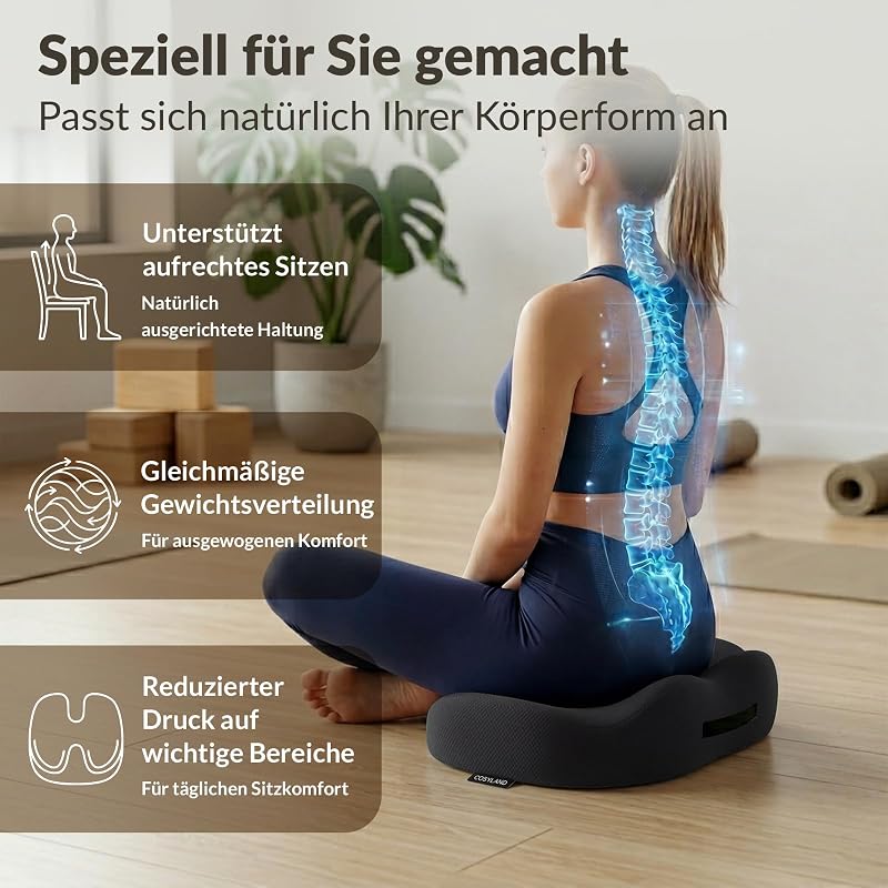 Sitzkissen Ergonomisch in Wellenform — Foto 2 von 8