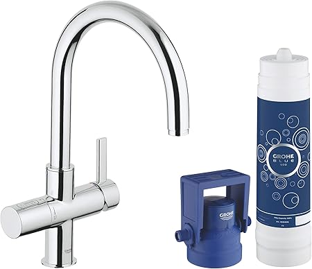 Grohe Blue Pure 2 Handle Faucet And Water System Amazon Com