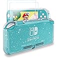 DLseego Switch Lite 2019 Protective Case Compatible with Nintendo Switch Lite, Glitter Bling Soft TPU Cover with 2 Pack Screen Protectors