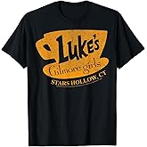 Gilmore Girls Luke's Diner Stars Hollow Distressed Sign T-Shirt