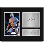 Amazon.com: HWC Trading Bret Hitman Hart Framed Gift Signed