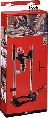 kwb Mobile Drill Stand with Chuck Hex Drive Adjustable Angles 45 60 75 90 view 2