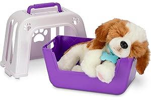 Little Live Pets My Really Real Puppy Patches The Beagle, Interactive Realistic Toy Dog with 60+ Sounds and 2-in-1 Bed, Lifelike Puppy for Ages 5+