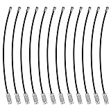Keychain, Wisdompro 12 Pack of 4.3 Inches Stainless
