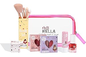 MISS NELLA FESTIVE PICKS girls makeup bag toy for kids, playing dress up, like mummy