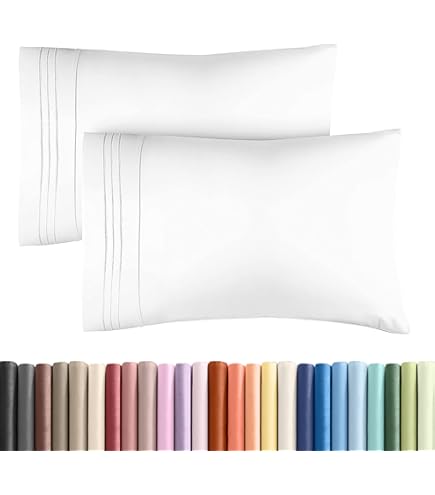 FluffCo. Down Alternatieve Standaard/Queen Size Kussens | Luxe Hotelkwaliteit Koelkussen | Luxe Ademend Microfiber Polyester Kussen | 300 Draadtelling (Standaard/Queen Size Zacht - Pack van 1 FluffCo. Down Alternatieve Standaard/Queen Size Kussens | Luxe Hotelkwaliteit Koelkussen | Luxe Ademend Microfiber Polyester Kussen | 300 Draadtelling (Standaard/Queen Size Zacht - Pack van 1