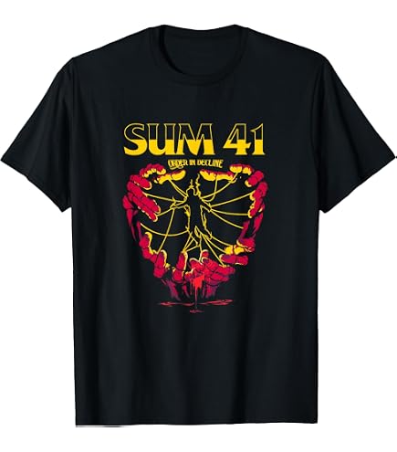 Amazon.com: Sum 41 Order in Decline Skull T-Shirt : Clothing